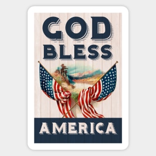 God Bless America Sticker